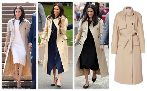 meghan markle trench coats